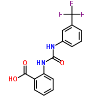 2-[3-[3-(Trifluoromethyl)phenyl]ureido]benzoic acid